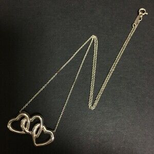 Tiffany&Co. Silver Triple Open Hearts #185876T70